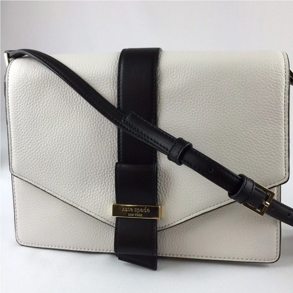 Kate Spade Josephine Parchment Drive crossbody
Colorblock black white purse - Picture 2 of 7